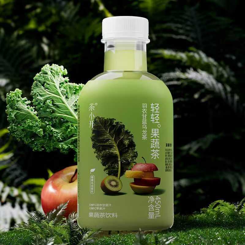 [新货亏本冲销量] 茶小开 轻轻果蔬茶 苦瓜柠檬茶 羽衣甘蓝乌龙茶 红菜头葡萄乌龙茶 ChaXiaoKai Fruit & Vegetable Tea (450ml)