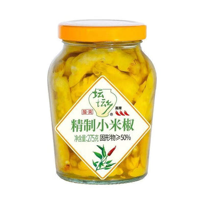 [新货亏本冲销量] 坛坛乡 豉香朝天椒 蒜香朝天椒 拌饭剁剁辣椒 蒜蓉辣椒酱 蒸鱼头酱椒 精致剁辣椒 湖南特产 剁椒鱼头 炒肉下饭拌面 坛坛香 剁椒酱 TanTanXiang Chopped Chili (238g)