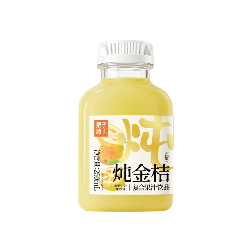 [新货亏本冲销量] 果子熟了 炖雪梨 红枣炖山楂 炖金桔 炖椰子 复合果味饮品 植物蛋白饮品 GuoZiShuLe Stewed Fruit Drinks (350g)