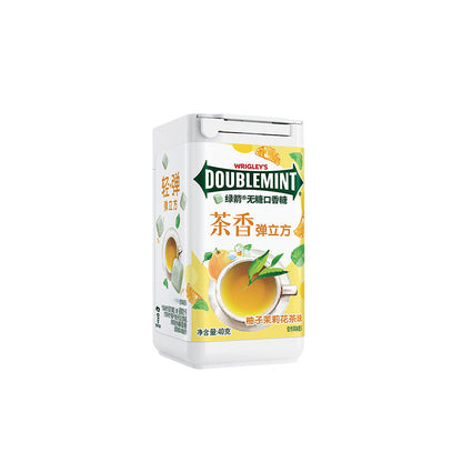 [新货亏本冲销量] 绿箭 5弹立方 无糖口香糖 箭牌 柚子茉莉花味 清新口气糖果 清凉薄荷 木糖醇 Wrigley‘s Doublemint 5 Cube Sugar-Free Gum Xylitol Mint Candy (40g)