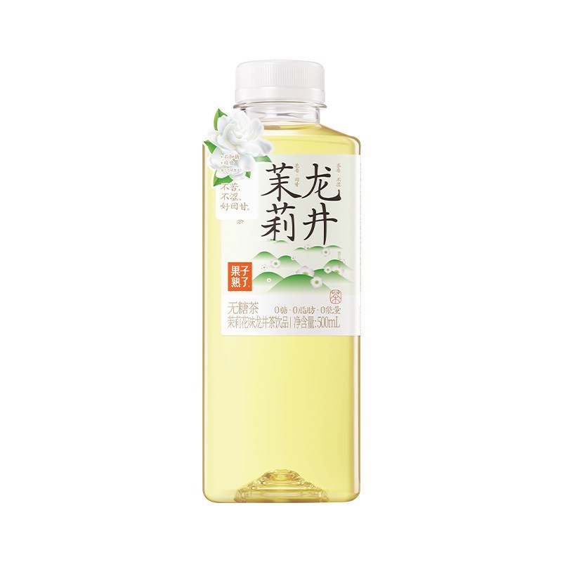 [新货亏本冲销量] 果子熟了 无糖茶 乌龙茶 龙井茶 青青龙井 茉莉龙井 玫瑰花茶 金桂乌龙 栀栀乌龙 GuoZiShuLe Oolong Longjing Tea (500ml)