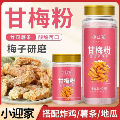 [新货亏卖冲销量] 小迎家 甘梅粉 撒料 炸鸡地瓜薯条 梅子撒粉 家用商用 万能调味料 Plum Powder Seasoning for Fries & Fries Chicken (406g)