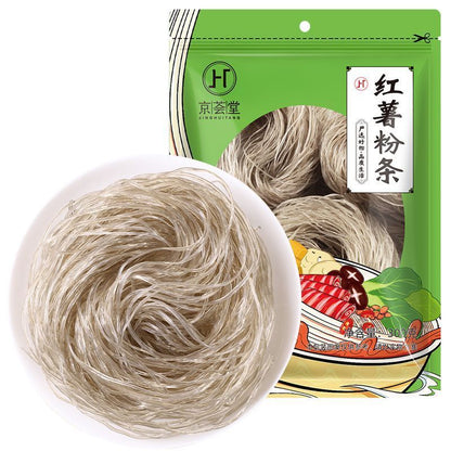 [新货亏卖冲销量] 京荟堂 红薯粉条 酸辣粉粉 皮宽粉 方便早餐 夜宵速食 粉条 Sweet Potato Glass Noodles (300g)