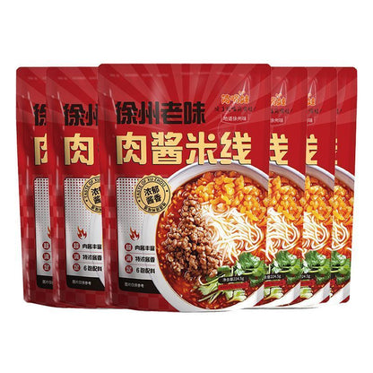 [新货亏卖冲销量] 徐州老味 肉酱米线 正宗方便速食面 家庭夜宵 正餐 懒人拌面 Xuzhou Style Meat Sauce Noodles (224g)