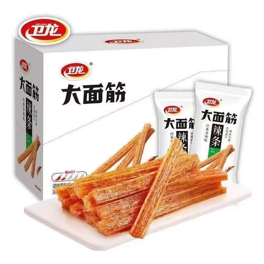 [新货亏本冲销量] 卫龙魔芋爽 网红素毛肚 香辣素毛肚 香辣味 麻辣味 酸辣味 爆辣味 麻酱味 亲嘴烧 盐津铺子大魔王 风吃海带 WeiLong Konjac Shuang MoYuShuang Spicy Snacks (20s)