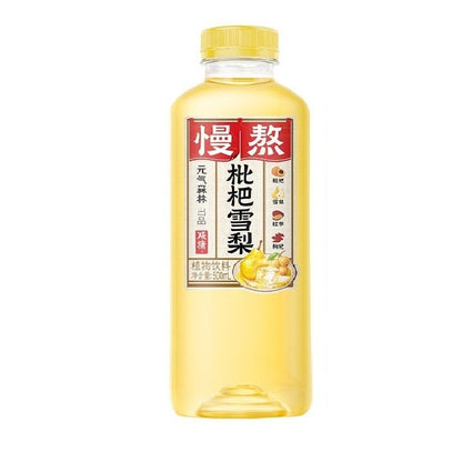[新货亏本冲销量] 元气森林 慢熬枇杷雪梨 乌梅山楂 清润中式果汁健康养生植物饮料 Genki Forest Slow-Brewed Herbal Fruit Drink Loquat Pear Hawthorn Plum (500ml)