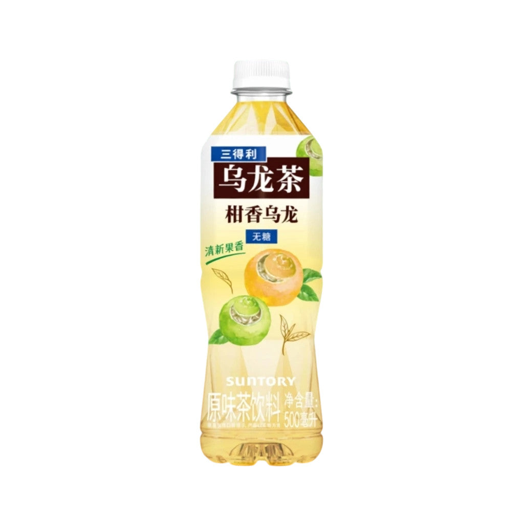 [新货亏本冲销量] 三得利 无糖乌龙茶 低糖乌龙茶 茉莉乌龙茶 清香乌龙铁观音 枇杷花白茶 橘皮乌龙 栀意乌龙 植物茶麦茶 桂花乌龙 原味茶饮料 Suntory Sugar Free Oolong Jasmine Tea (500ml)