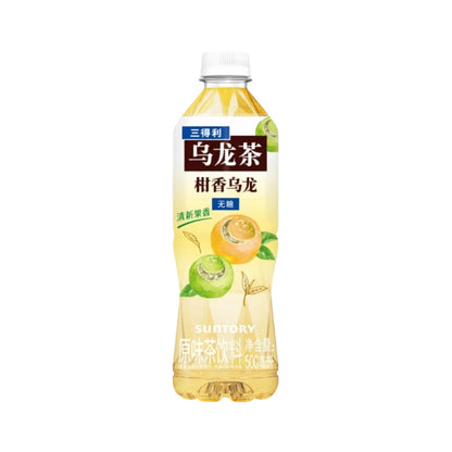 [新货亏本冲销量] 三得利 无糖乌龙茶 低糖乌龙茶 茉莉乌龙茶 清香乌龙铁观音 枇杷花白茶 橘皮乌龙 栀意乌龙 植物茶麦茶 桂花乌龙 原味茶饮料 Suntory Sugar Free Oolong Jasmine Tea (500ml)