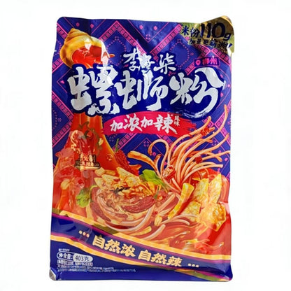 [新货亏本冲销量] 李子柒 柳州螺蛳粉 爆椒酸笋 酸辣粉 好麻好辣风味 卤蛋螺蛳粉加料加辣 老坛酸笋 酸辣金汤 香菜 螺丝粉 LiZiQi River Snail Rice Noodles Hot & Sour Noodles
