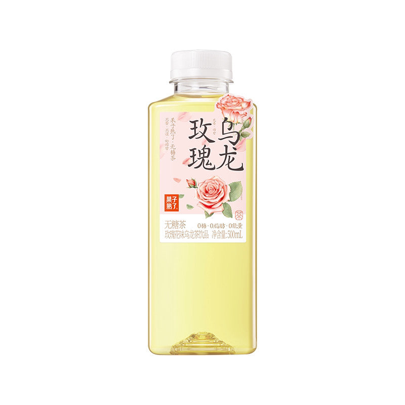[新货亏本冲销量] 果子熟了 无糖茶 乌龙茶 龙井茶 青青龙井 茉莉龙井 玫瑰花茶 金桂乌龙 栀栀乌龙 GuoZiShuLe Oolong Longjing Tea (500ml)