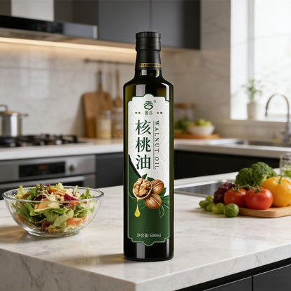 [新货亏卖冲销量] 滁谷 核桃油 富含不饱和脂肪酸 冷吃热炒 家用食用油 官方正品 Walnut Cooking Oil (500ml)