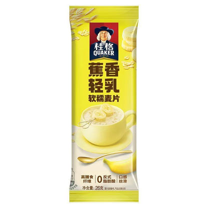 [新货亏本冲销量] 桂格 散装燕麦片 独立小包装麦片 5黑 5红 5白 5润 玉米鸡肉无米粥 贝贝南瓜无米粥 红豆轻乳 蕉香轻乳软糯麦片 牛奶高钙 红枣高铁营养麦片 Quaker Oatmeal Individual Pack (1s)