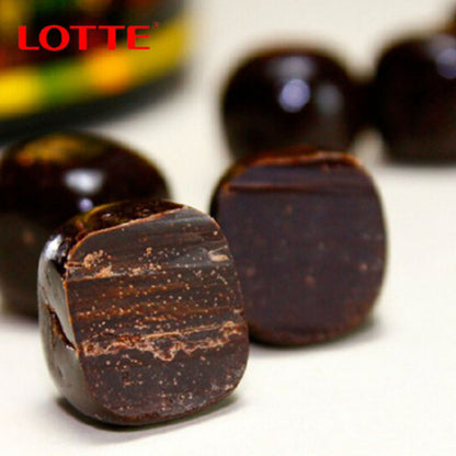 乐天 韩国巧克力 梦黑巧克力豆 56% 72% 82% 纯可可脂罐装 LOTTE Dream Cacao Korea Dark Chocolate Cubes 56% 72% 82% (86g)