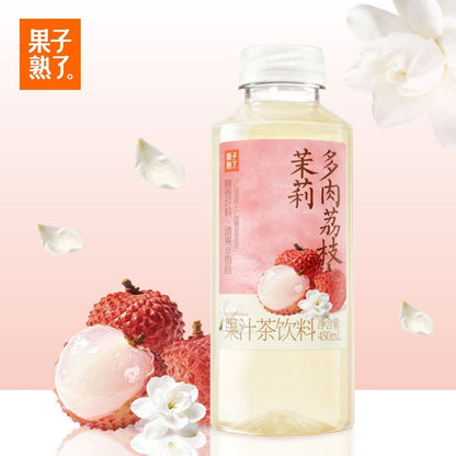 [新货亏卖冲销量] 果子熟了 果汁茶饮料 多肉荔枝茉莉 凤梨柳橙 红心苹果 多口味混合 清爽0脂肪 果茶饮品 Mixed Fruit Tea Drink 0 Fat (450ml)