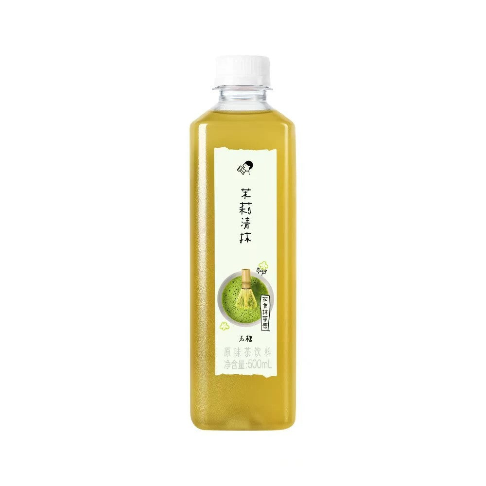 [新货亏卖冲销量] 无糖原味茶饮 茉莉清抹 玉露茶饮料 清抹原味 即饮茶 新日期清爽 0负担 Sugar Free Jasmine Matcha Tea Drink (500ml)