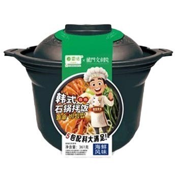 [新货亏卖冲销量] 雷洽 自热石锅拌饭 韩式烤肉拌饭 懒人免煮 自热米饭 学生宿舍 夜宵方便 速食整箱 Self-Heating Korean Bibimbap (361g)