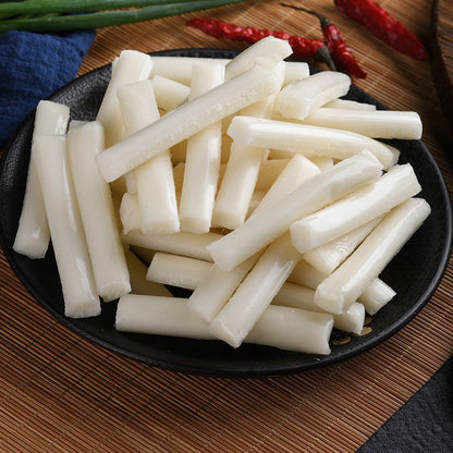 [新货亏本冲销量] 峰味园 火锅年糕 韩式小年糕条 火锅食材 烤炸炒脆皮糯 水磨工艺 糯滑Q弹 爽滑软糯 FengWeiYuan Hotspot Rice Cake Toppoki (400g)