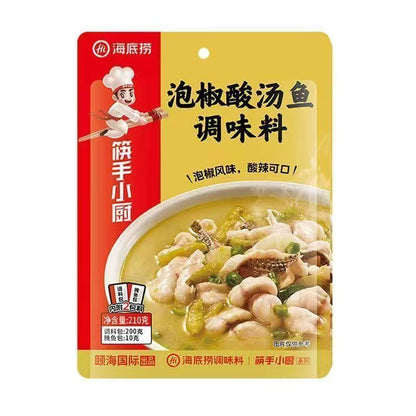 [新货亏本冲销量] 海底捞火锅底料 调味料 快手小厨 醇香牛油 浓香牛油 火锅汤底 番茄 野生菌汤 泰式冬阴功 水煮鱼 上汤酸菜鱼 金汤酸菜鱼 水煮鱼调味料 香辣味火锅 HaiDiLao Instant Hotpot Based (1s)