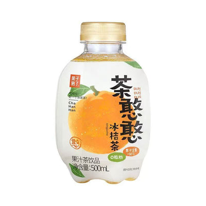 [新货亏本冲销量] 果子熟了 茶憨憨 果汁茶饮品 冰葡萄茶 冰桃茶 冰凤梨茶 冰桔茶 双倍果汁 低糖 0脂肪 Ice Grape Peach Pineapple Tea (500ml)