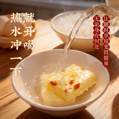 [新货亏本冲销量] 蔡林记 蛋酒 冲泡米酒 甜酒 糯米酒 酿冻干 米酒酿 蛋花米酒醪糟 冲泡即食 武汉早餐 CaiLinJi Instant Egg Rice Wine Soup Fermented Sweet Rice (23g)