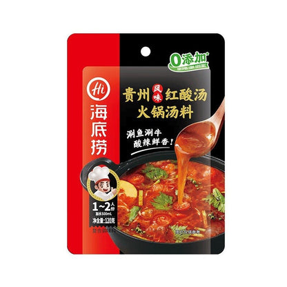 [新货亏本冲销量] 海底捞火锅底料 调味料 快手小厨 醇香牛油 浓香牛油 火锅汤底 番茄 野生菌汤 泰式冬阴功 水煮鱼 上汤酸菜鱼 金汤酸菜鱼 水煮鱼调味料 香辣味火锅 HaiDiLao Instant Hotpot Based (1s)