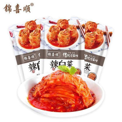 [新货亏卖冲销量] 锦喜顺 韩式辣白菜 正宗腌制泡菜 免切即食 小包装 下饭菜 Korean Kimchi (500g)
