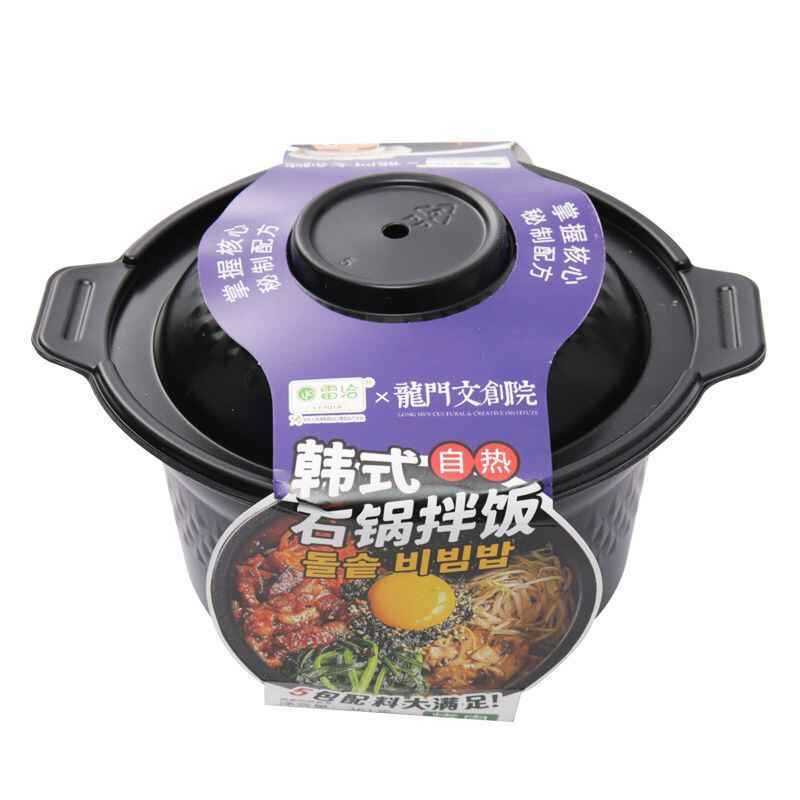 [新货亏卖冲销量] 雷洽 自热石锅拌饭 韩式烤肉拌饭 懒人免煮 自热米饭 学生宿舍 夜宵方便 速食整箱 Self-Heating Korean Bibimbap (361g)