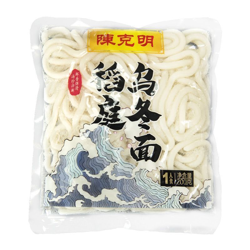 [新货亏卖冲销量] 陈克明 稻庭乌冬面 日式非油炸鲜面 火锅关东煮拉面 乌冬面 Inaniwa Udon Noodles (200g)