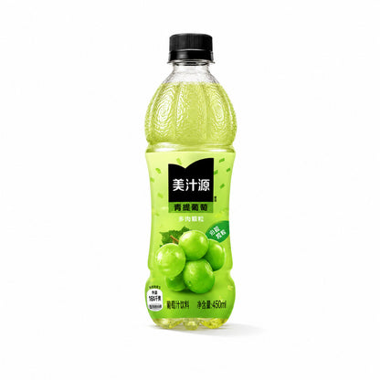 [新货亏卖冲销量]  美汁源 红缇葡萄 青缇葡萄 葡萄风味饮料 冰镇解渴 果味饮品 Grape Flavor Drink (450ml)