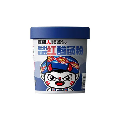 [新货亏本冲销量] 食族人 花生 豌豆 卤蛋 贡菜 锅巴 香菜 酸辣粉 花甲粉 螺蛳粉 麻酱米线 爆肚粉 重庆小面 番茄牛肉粉 鸭血粉丝 麻酱小宽粉 米线 火锅粉 ShiZuRen Hot & Sour Rice Noodles (1s)