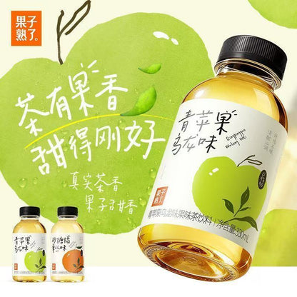 [新货亏本冲销量] 果子熟了 果味茶 砂糖橘单丛 青苹果乌龙味 饮料 GuoZiShuLe Fruit Oolong Tea Beverage Tangerine Green Apple Tea (330ml)