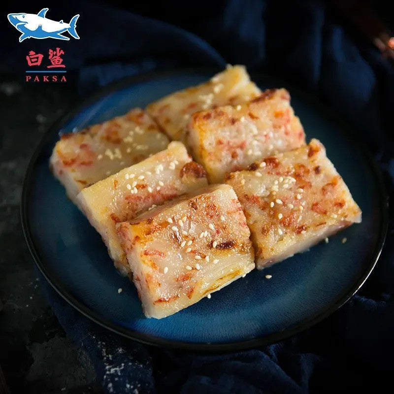 [新货亏本冲销量] 白鲨 广式传统萝卜糕专用粉 烘焙原料 水磨粘米粉 籼米粉 芋头糕粉 Paksa Turnip Cake Flour for Radish Taro Cake Water-Ground Rice Flour (500g)
