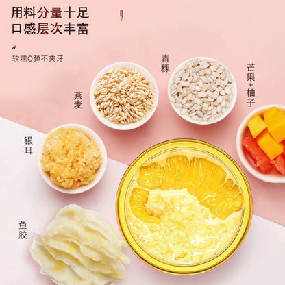 【新货亏本冲销量】郭府燕 即食花胶 杨枝甘露 椰香紫米 玫瑰燕窝 花胶粥 速食鱼胶羹 送礼营养 孕妇代餐粥 Mango Pomelo Sago Nutritious Meal Replacement (165g)