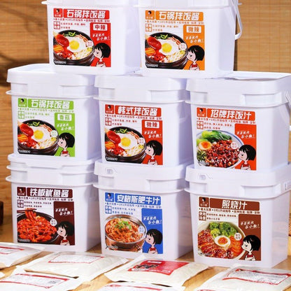 [新货亏本冲销量] 谷小椒 某村石锅拌饭酱 韩式甜辣风味 小包装即食 不辣拌饭酱 家用便携 Korean Sweet Spicy Bibimbap Sauce (35g)