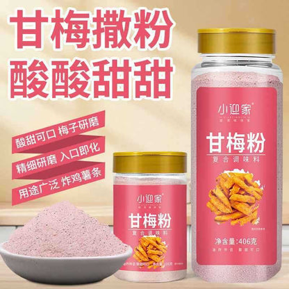 [新货亏卖冲销量] 小迎家 甘梅粉 撒料 炸鸡地瓜薯条 梅子撒粉 家用商用 万能调味料 Plum Powder Seasoning for Fries & Fries Chicken (406g)
