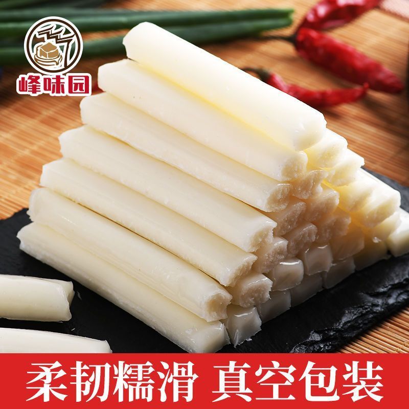[新货亏本冲销量] 峰味园 火锅年糕 韩式小年糕条 火锅食材 烤炸炒脆皮糯 水磨工艺 糯滑Q弹 爽滑软糯 FengWeiYuan Hotspot Rice Cake Toppoki (400g)