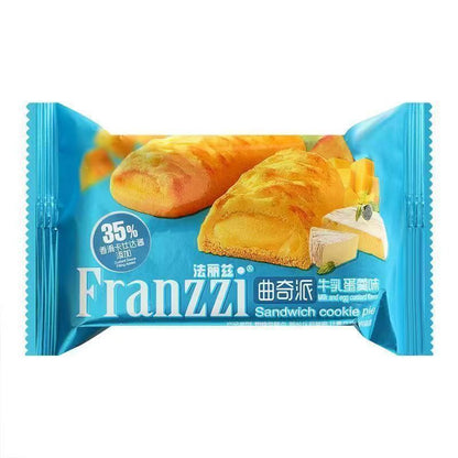 [新货亏本冲销量] 法丽兹 夹心曲奇 巧克力味 抹茶味 香草柠檬味 酸奶味 芝士味 生椰拿铁味 桂花乌龙味 草莓味 巧克力夹心饼干 Franzzi Chocolate Filling Cookies (1s)