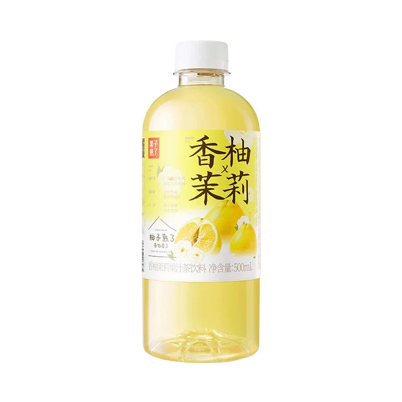 [新货亏本冲销量] 果子熟了 乌龙茶 茉莉茶 绿茶 芭乐 橙子 栀子 梅子 柚子 夏黑葡萄 GuoZiShuLe Oolong Jasmine Green Tea (487ml)