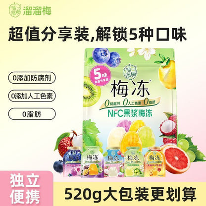 [新货亏卖冲销量] 溜溜梅 梅冻大礼包 水果果冻 0脂肪 0色素 办公室 休闲零食 年货礼包 Plum Jelly Snack Gift Pack (520g)