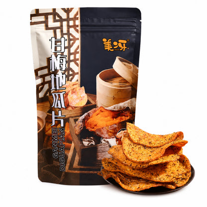 [新货亏卖冲销量] 烟薯25 甘梅地瓜片 香甜地瓜片 甘薯片 酥脆散装 休闲零食 Sweet Potato Crisps (110g)