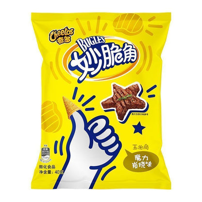 [新货亏本冲销量] 乐事 奇多 妙脆角 尖角脆 怀旧解馋超好吃上班小零食休闲食品小吃 Cheetos Crispy CornBugles Cones Snack Crunchy Office Snacks Snek Rangup(40g)