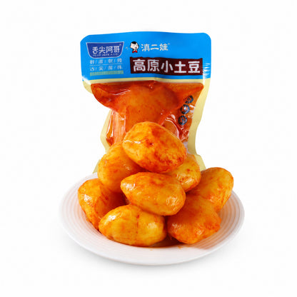 [新货亏卖冲销量] 滇二娃 香辣小土豆 开袋即食 香辣土豆零食 低脂解馋 下饭菜烧烤小吃 Spicy Mini Potato Snack (1s)