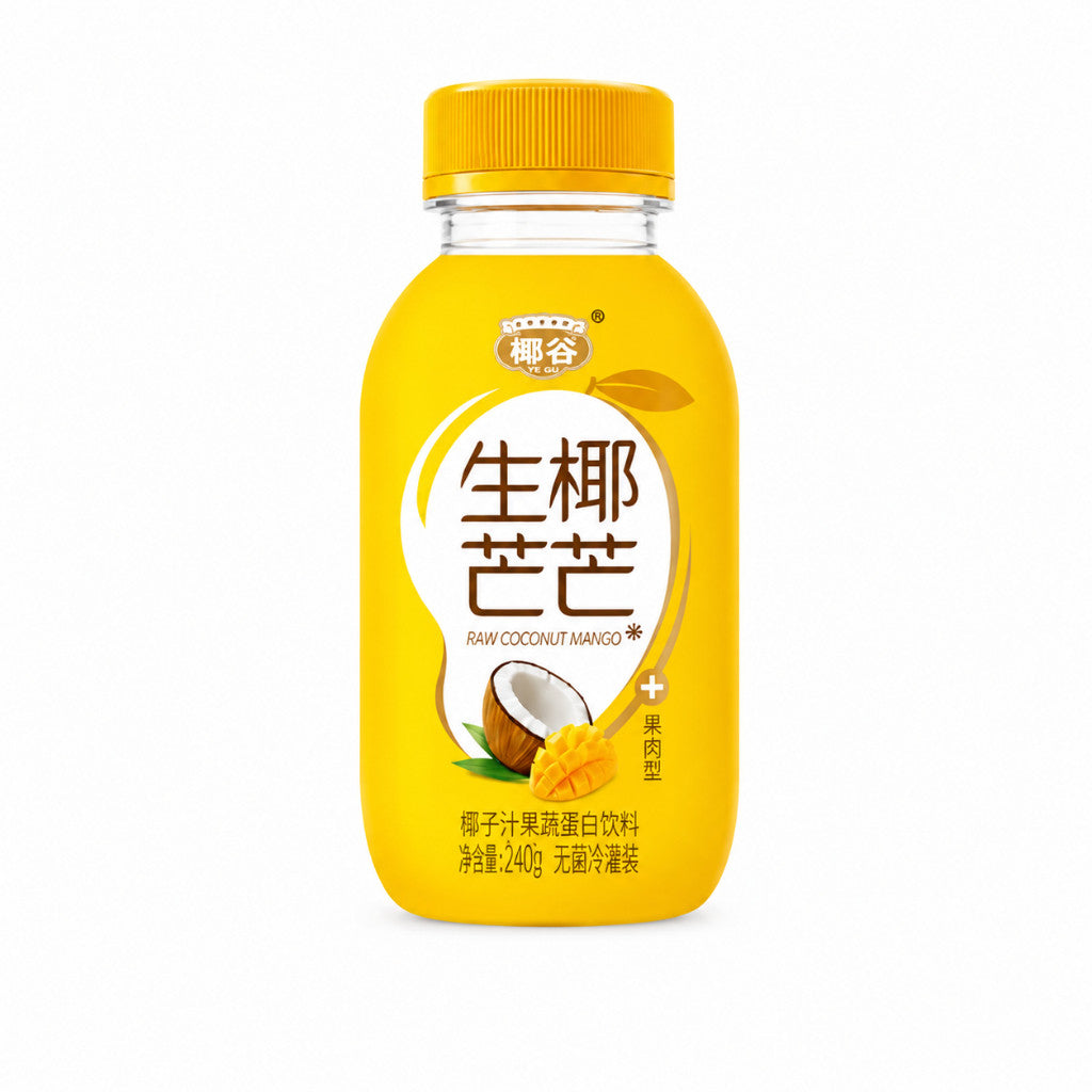 [新货亏卖冲销量] 椰谷 生椰饮料 生椰抹茶 芒芒 可可 低糖椰奶 植物蛋白饮品 Coconut Milk Drink (240ml)