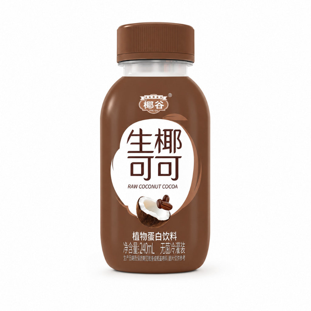 [新货亏卖冲销量] 椰谷 生椰饮料 生椰抹茶 芒芒 可可 低糖椰奶 植物蛋白饮品 Coconut Milk Drink (240ml)