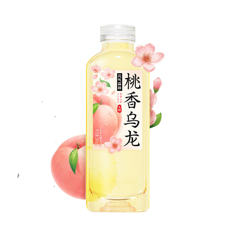[新货亏本冲销量] 元气森林 桃香乌龙 0糖0脂0卡 无糖茶饮料 真茶萃取 500ml | CHI FOREST Peach Oolong Tea Sugar Free Tea Drink Real Brewed (500ml）