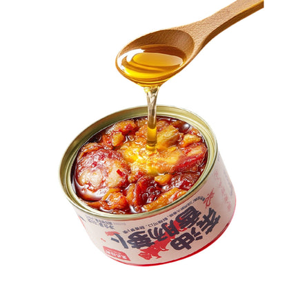[新货亏本冲销量] 黑色经典 茶油香肠萝卜脆 罐装即食香辣下饭菜 脆嫩爽口拌饭拌面酱 Black Classic Tea Oil Sausage Crispy Radish Pickle Ready to Eat (80g)