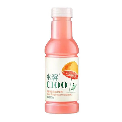 [新货亏本冲销量] 农夫山泉水溶C100 柠檬/血橙/青皮桔 维生素C果汁饮料 补水啦 Nongfu Spring C100 Lemon/Blood Orange/Calamansi Juice (445ml)