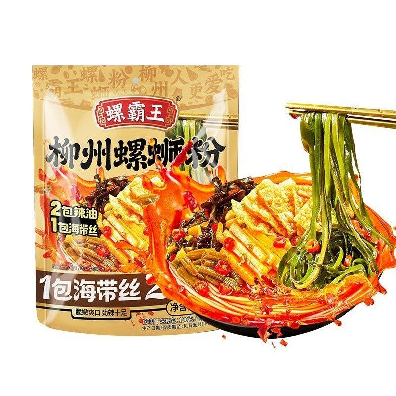 [新货亏本冲销量] 螺霸王 柳州螺蛳粉 原味内含鹌鹑蛋 川香麻辣味 酸香番茄味 螺丝粉 River Snail Rice Noodles Hot & Sour Noodles (330g)