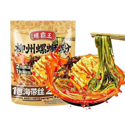 [新货亏本冲销量] 螺霸王 柳州螺蛳粉 原味内含鹌鹑蛋 川香麻辣味 酸香番茄味 螺丝粉 River Snail Rice Noodles Hot & Sour Noodles (330g)