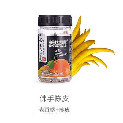 [新货亏本冲销量] 美世嘉 九制陈皮 九制川皮 佛手陈皮 玫瑰陈皮 红糖陈皮 菊花陈皮 无花果 九制杨梅 潮汕特产零食 浙梅梅条 酸梅粉 青梅条 MeiShiJia Dried Tangerine Peel Kulit Limau (1s)
